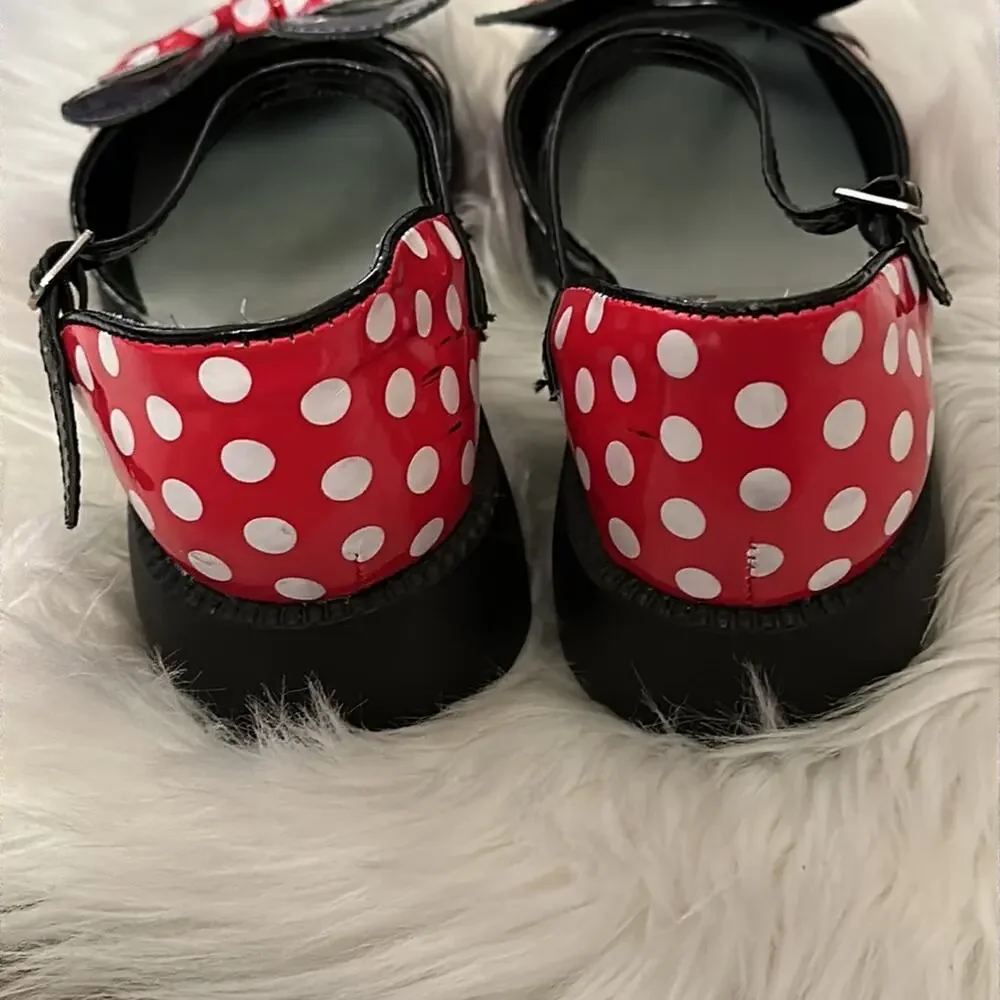 Disney | Minnie Mouse Mary Jane Block Heel Shoes Size 2-3